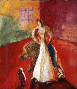 Talking to Strangers, oil on canvas 